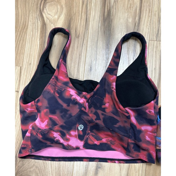 Lululemon Sports Bra SET/2 Women's 8 Athletic Athleisure Comfy Soft Gym Workout - Picture 5 of 10